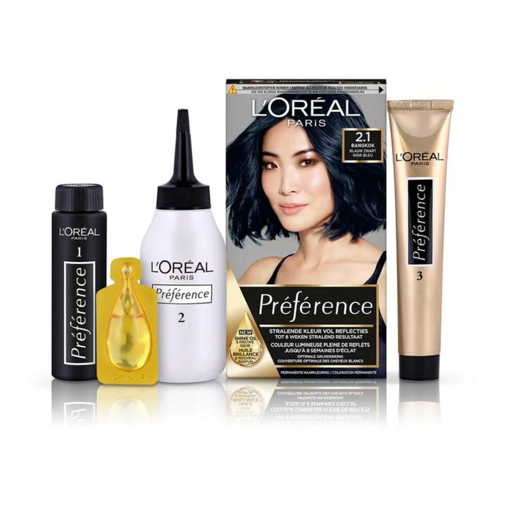 L'Oreal Lu0027Oréal Preference Haarkleuring 2.1 Bangkok - Blauw Zwart - Afbeelding 4