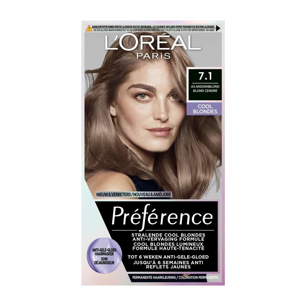 L'Oreal Lu0027Oréal Preference Haarkleuring 7.1 Iceland - Cool Blondes
