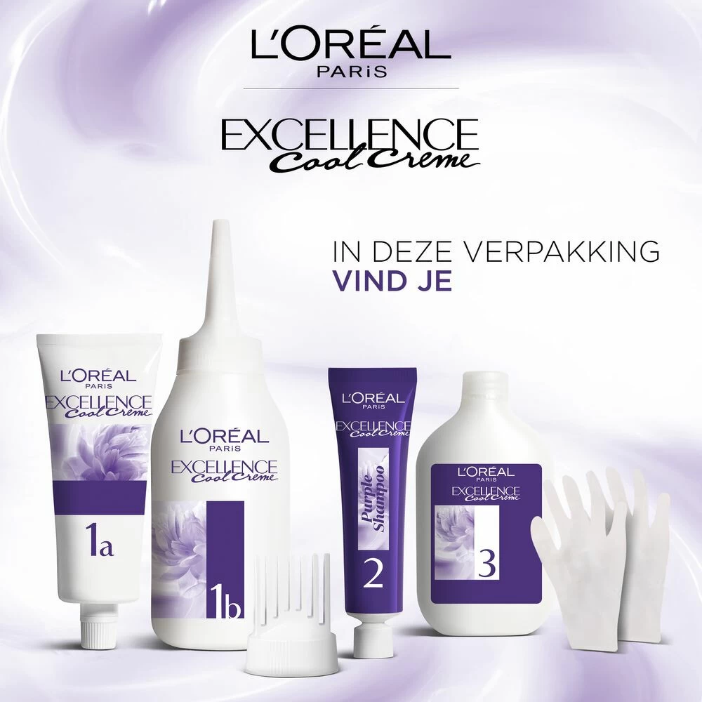L'Oreal Lu0027Oréal Excellence Cool Cream 8.11 - Ultra Ash Lichtblond - Afbeelding 3
