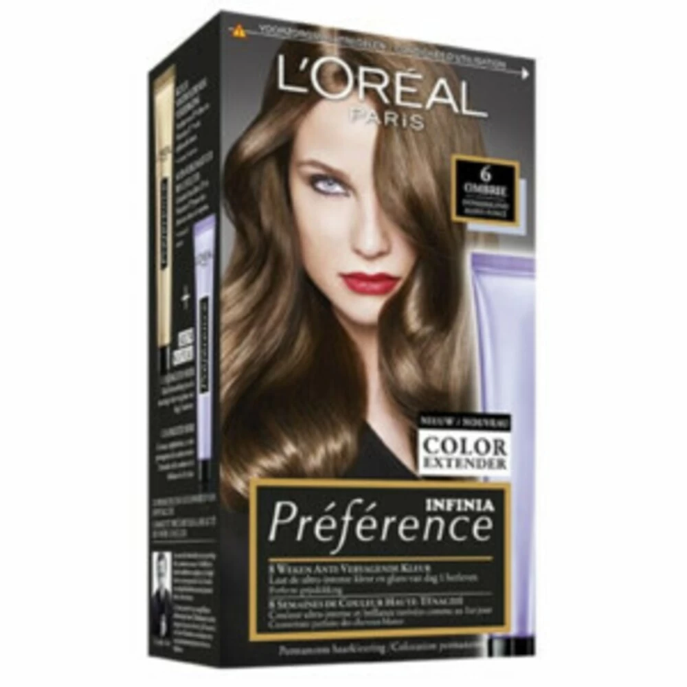 L'Oreal Lu0027Oréal Preference Haarkleuring 06 Ombrie - Donkerblond + Magic Retouch Uitgroeispray Donkerblond 75 Ml Pakket - Afbeelding 2