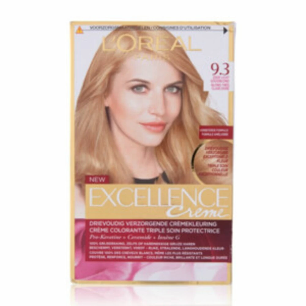 L'Oreal Lu0027Oréal Excellence Creme 9.3 Zeer Licht Goudblond + Magic Retouch Uitgroeispray Blond 75 Ml Pakket - Afbeelding 2