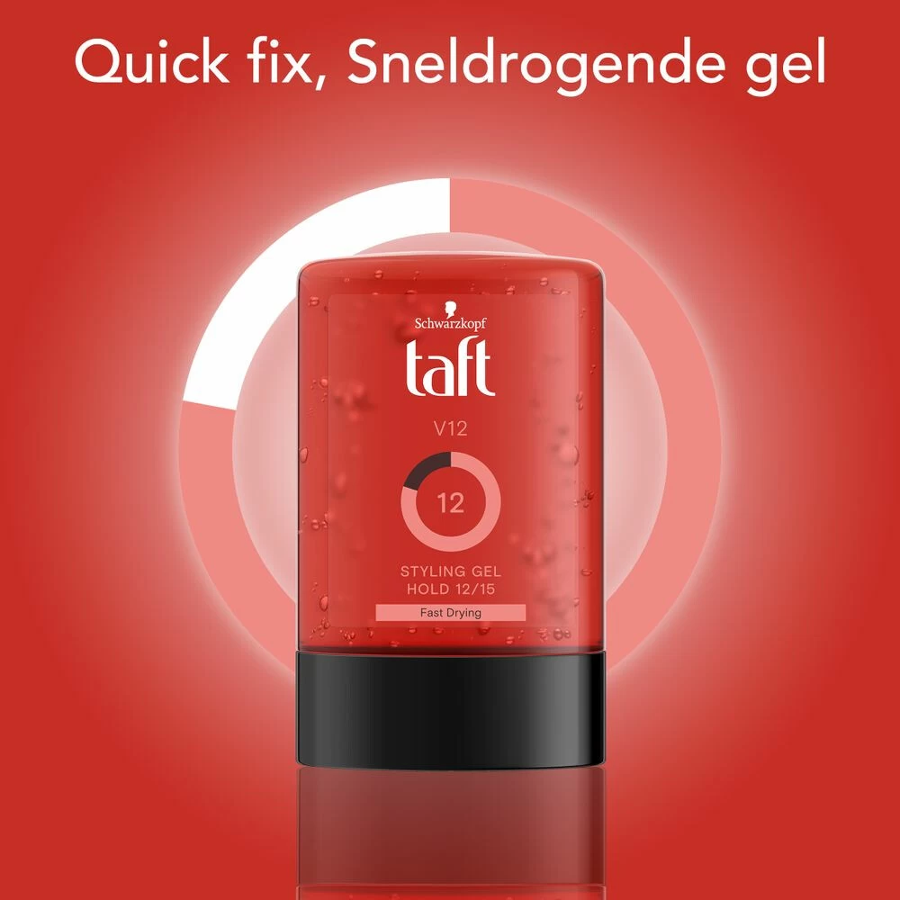 6x Taft Styling Gel V12 - Afbeelding 2