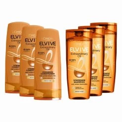 L'Oreal Lu0027Oréal Elvive Extraordinary Oil Shampoo & Conditioner Groot Pakket