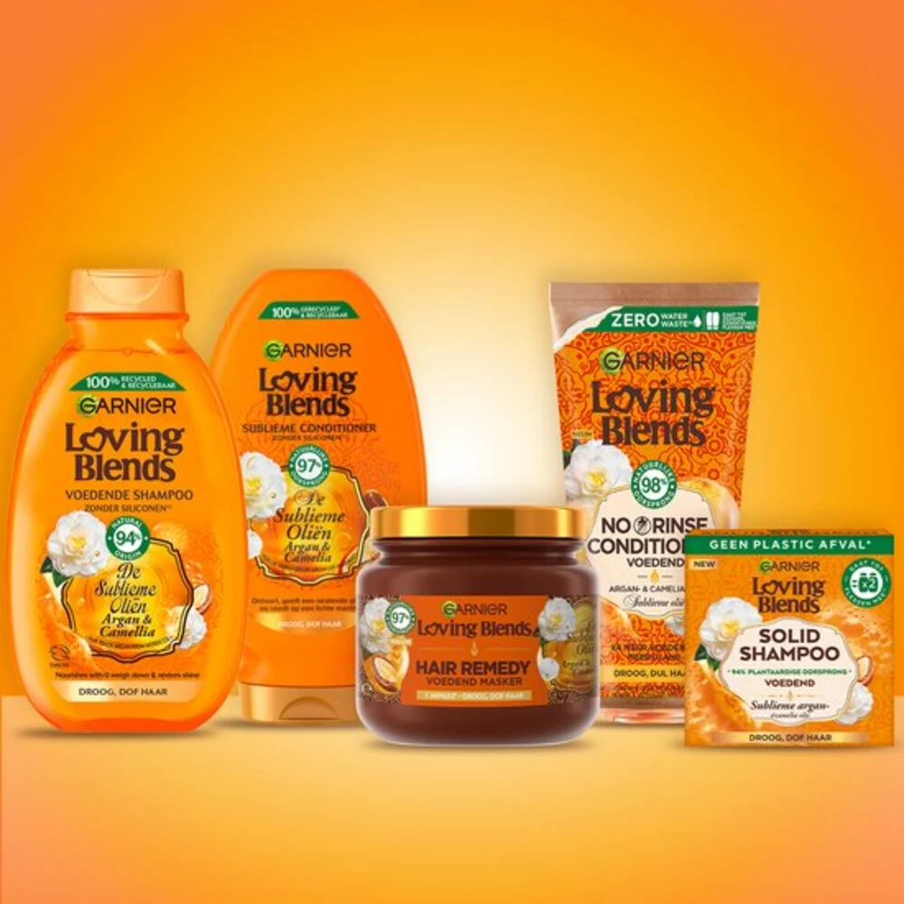 6x Garnier Loving Blends No Rinse Conditioner Argan & Camelia - Afbeelding 2