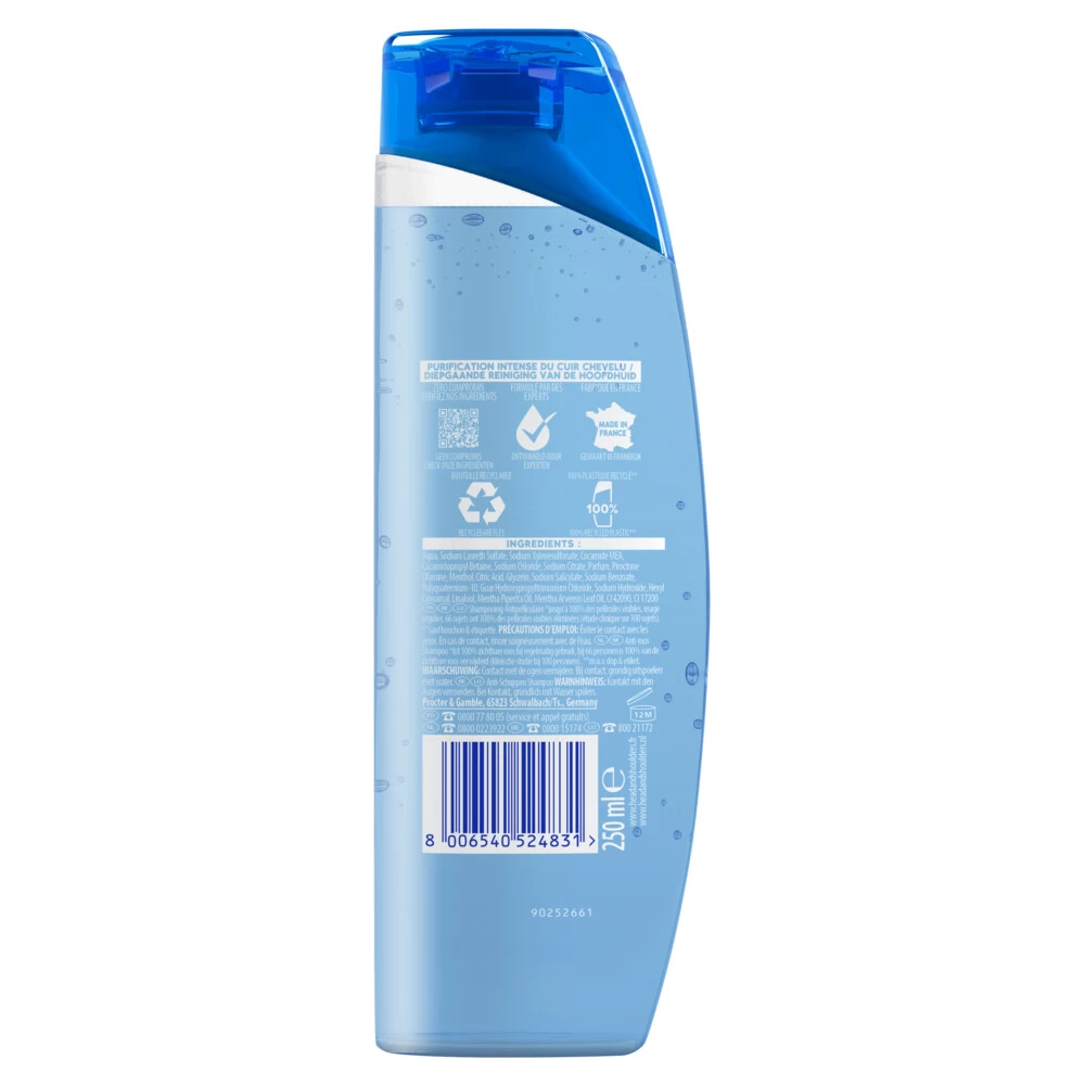 6x Head & Shoulders Pure Intense Shampoo - Afbeelding 2