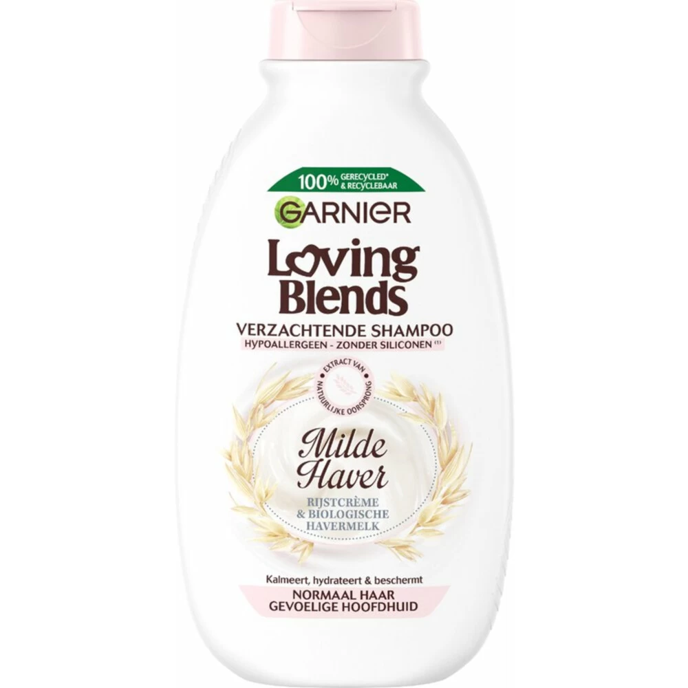 6x Garnier Loving Blends Milde Haver Shampoo