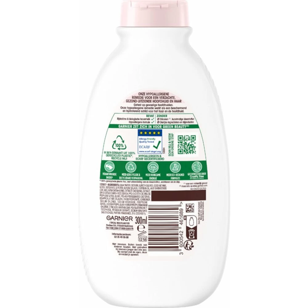 6x Garnier Loving Blends Milde Haver Shampoo - Afbeelding 2
