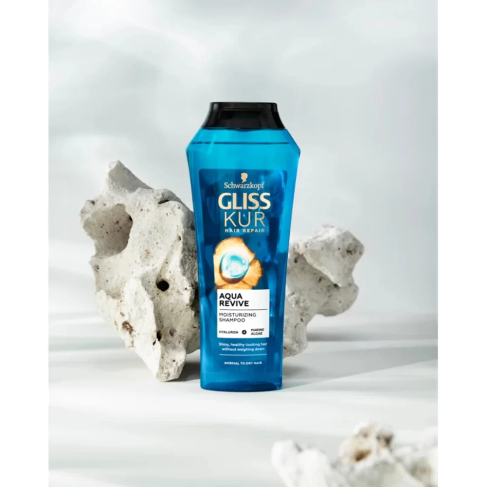 6x Gliss Aqua Revive Shampoo - Afbeelding 2