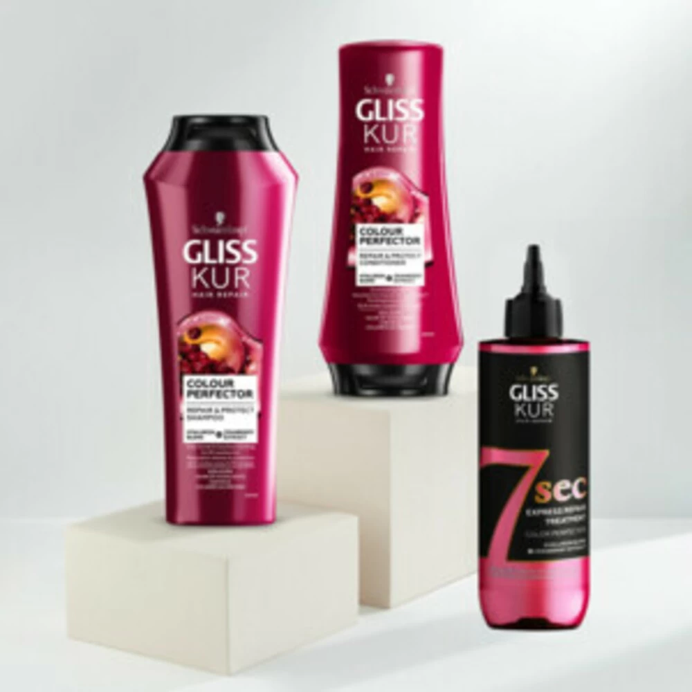 6x Gliss Shampoo Color Protect & Shine - Afbeelding 2