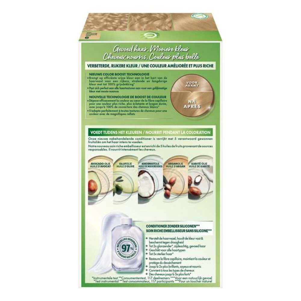 Garnier Nutrisse Crème 90 - Zeer Lichtblond - Afbeelding 2