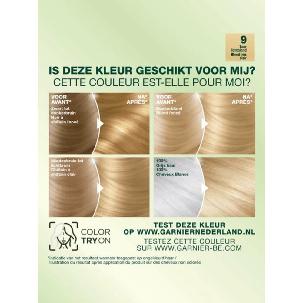 Garnier Nutrisse Crème 90 - Zeer Lichtblond - Afbeelding 3