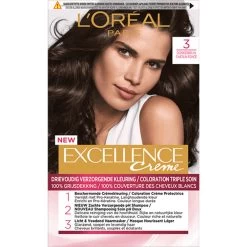 L'Oreal Lu0027Oréal Excellence Creme 3 Donkerbruin