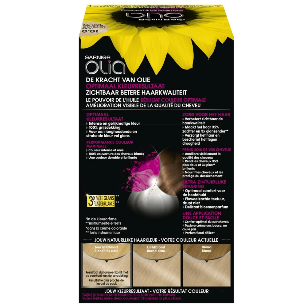 Garnier Olia Haarverf 10.0 - Zeer Licht Blond - Afbeelding 2