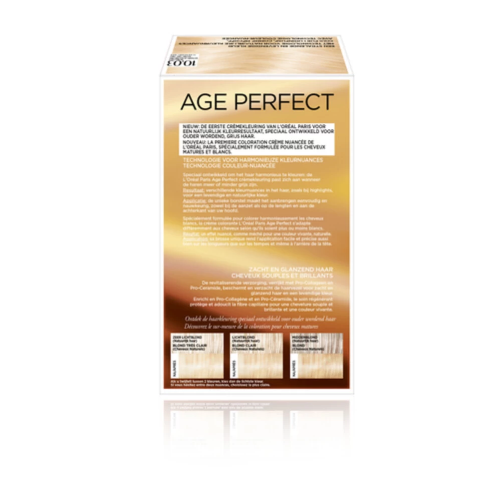 L'Oreal Lu0027Oréal Excellence Age Perfect Haarverf 10.03 Extra Licht Natuurlijk Goudblond - Afbeelding 3