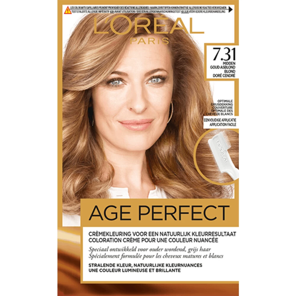 L'Oreal Lu0027Oréal Excellence Age Perfect Haarverf 7.31 Midden Goud Asblond