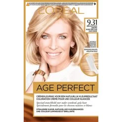 L'Oreal Lu0027Oréal Excellence Age Perfect Haarverf 9.31 Zeer Licht Goud Asblond