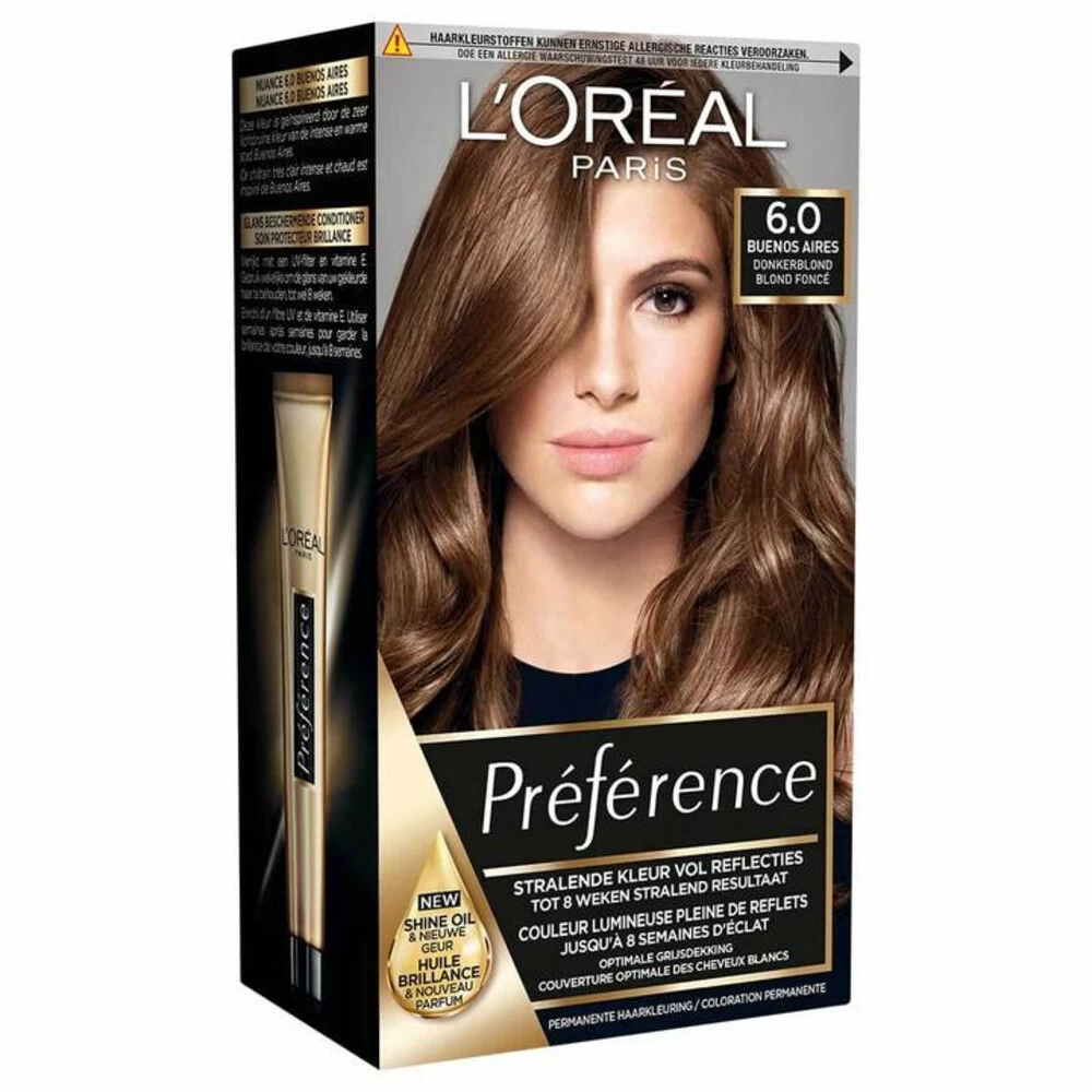 L'Oreal Lu0027Oréal Preference Haarkleuring 06 Ombrie - Donkerblond - Afbeelding 2