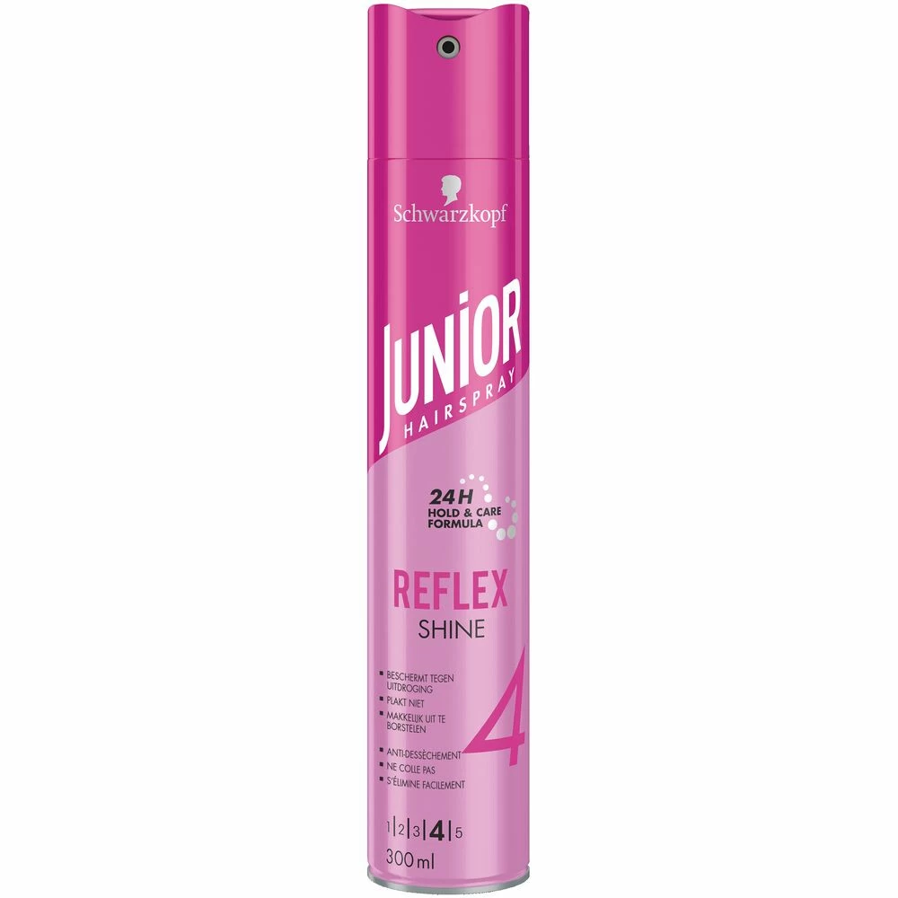 6x Junior Haarspray Reflex Shine