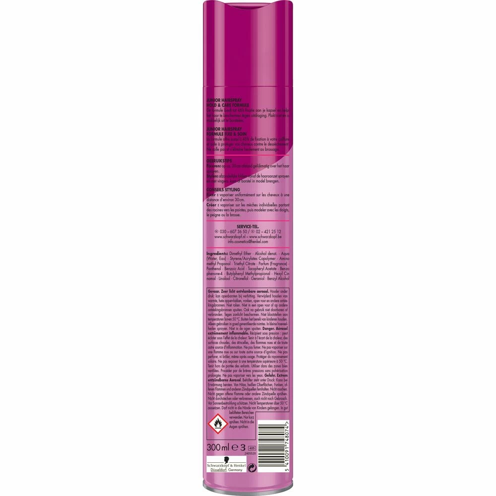 6x Junior Haarspray Reflex Shine - Afbeelding 3